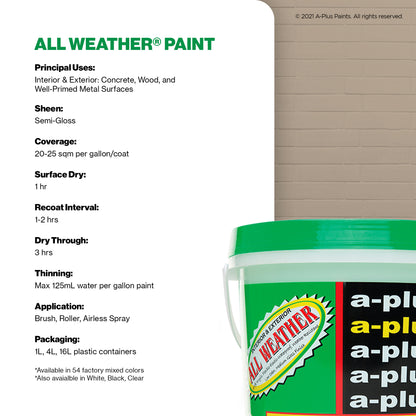 A-Plus All Weather® 2468 Amber Grace Elastomeric Paint
