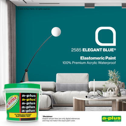 A-Plus All Weather® 2585 Elegant Blue Elastomeric Paint