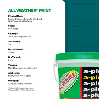 A-Plus All Weather® 2585 Elegant Blue Elastomeric Paint