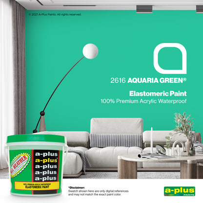 A-Plus All Weather® 2615 Aquaria Green Elastomeric Paint