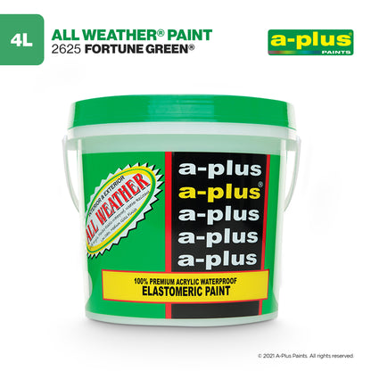 A-Plus All Weather® 2625 Fortune Green Elastomeric Paint