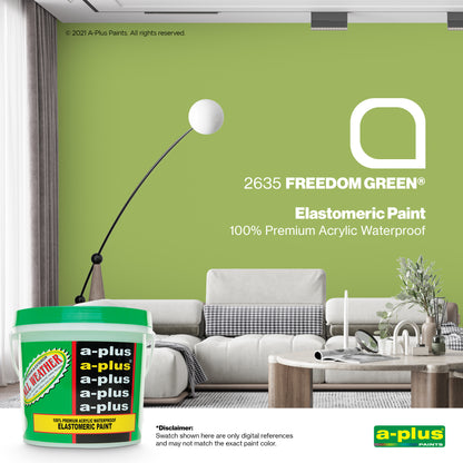 A-Plus All Weather® 2635 Freedom Green Elastomeric Paint