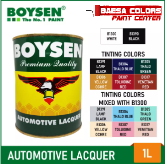 BOYSEN® Automotive Lacquer Tinting Colors – BAESA COLORS PAINT CENTER