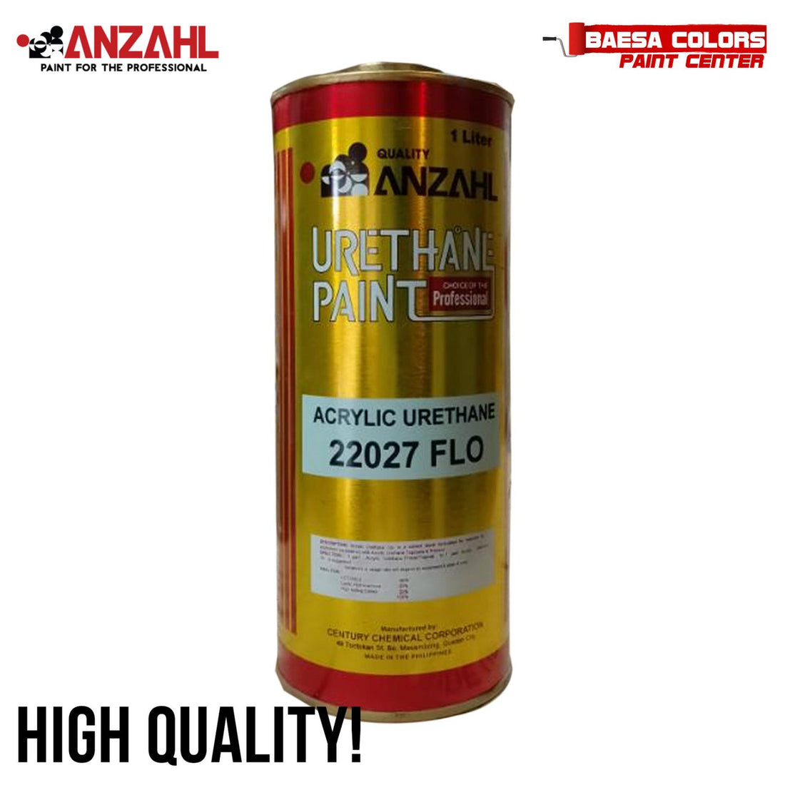 ANZAHL 22027 URETHANE FLO 1L BAESA COLORS PAINT CENTER