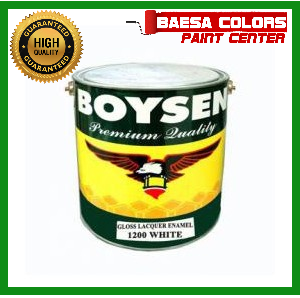 BOYSEN® Gloss Lacquer Enamel White B-1200 – BAESA COLORS PAINT CENTER