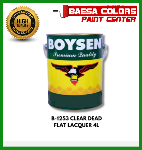 BOYSEN® Clear Dead Flat Lacquer B-1253