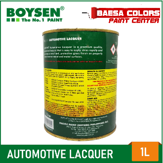 BOYSEN® Automotive Lacquer – BAESA COLORS PAINT CENTER