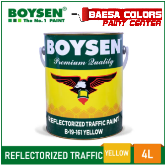 BOYSEN® Alkyd Reflectorized Traffic Paint – BAESA COLORS PAINT CENTER