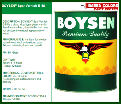 BOYSEN® Spar Varnish B-58