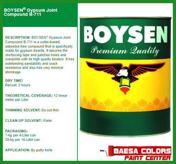 B711 Color Putty – BAESA COLORS PAINT CENTER