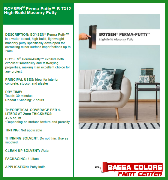 B711 Color Putty – BAESA COLORS PAINT CENTER