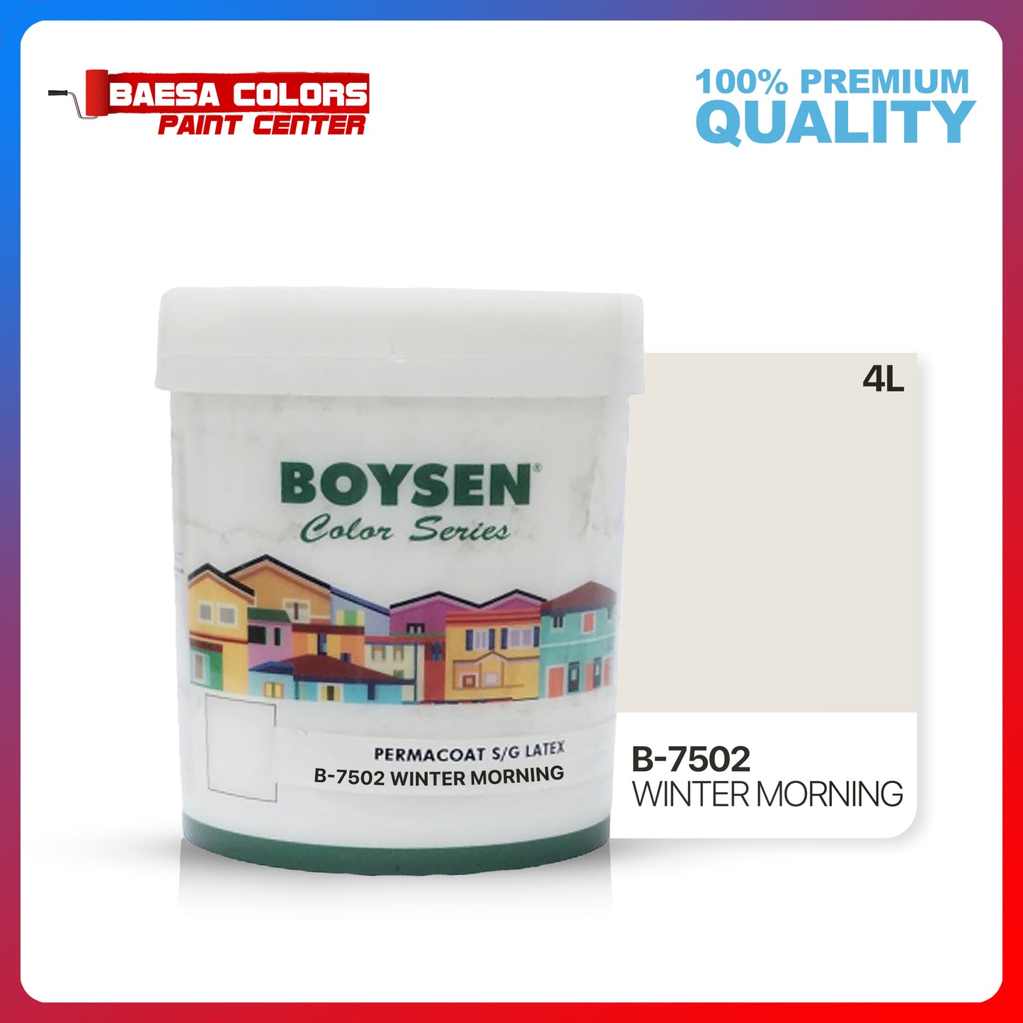 BOYSEN® Permacoat™ Series Semi-Gloss Latex 16-Liters