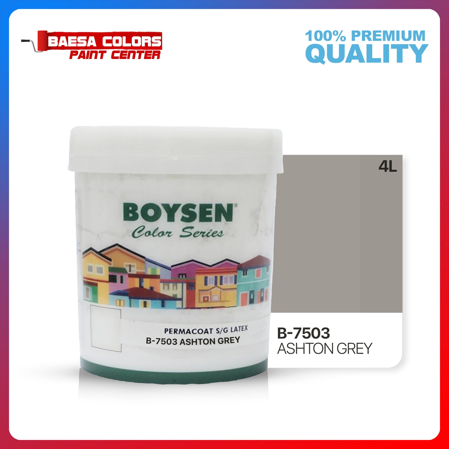 BOYSEN® Permacoat™ Series Semi-Gloss Latex 16-Liters