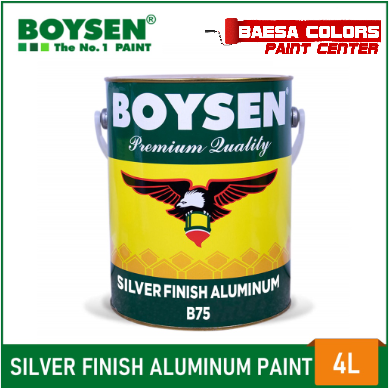 BOYSEN® Silver Finish Aluminum Paint B-75 – BAESA COLORS PAINT CENTER