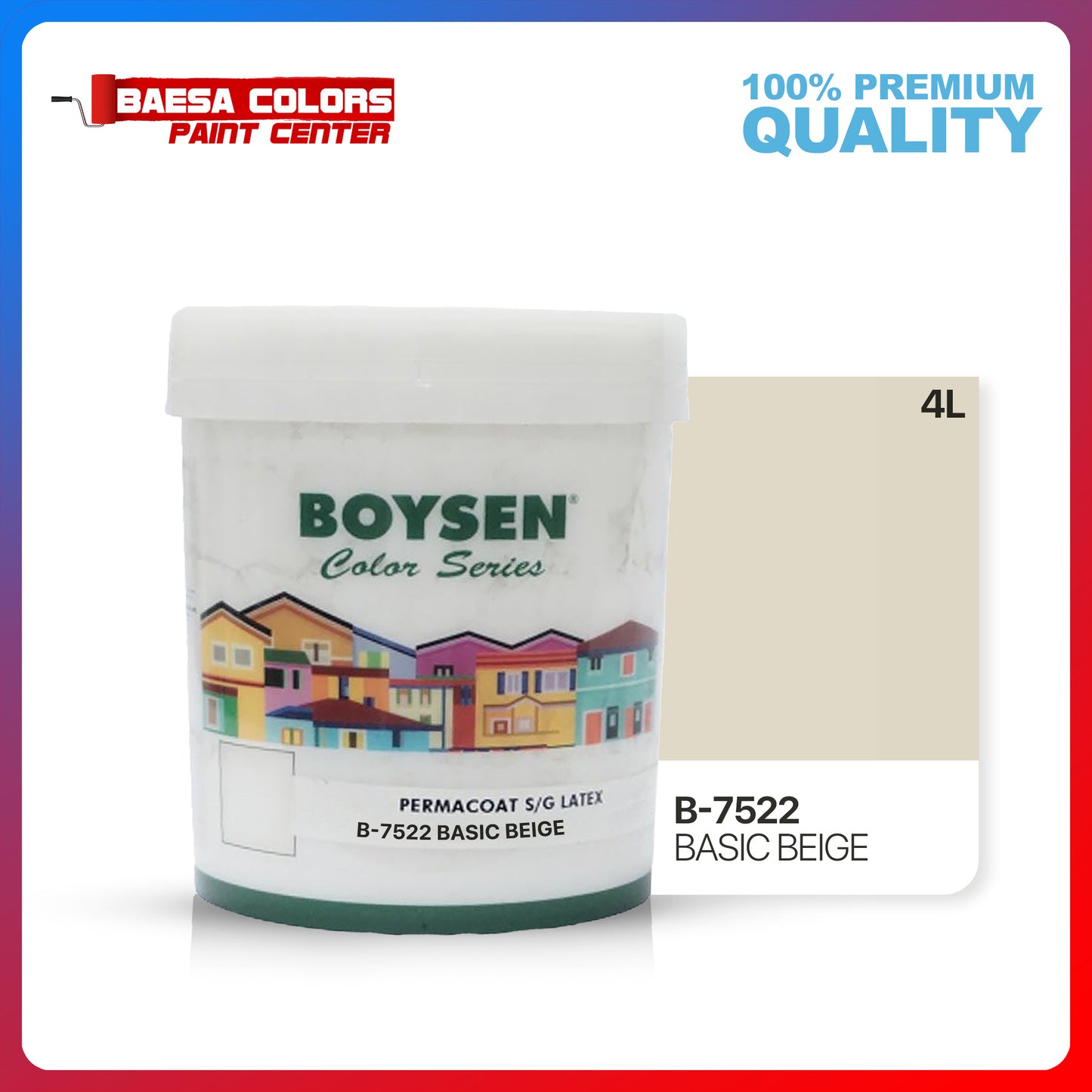 BOYSEN® Permacoat™ Series Semi-Gloss Latex 16-Liters