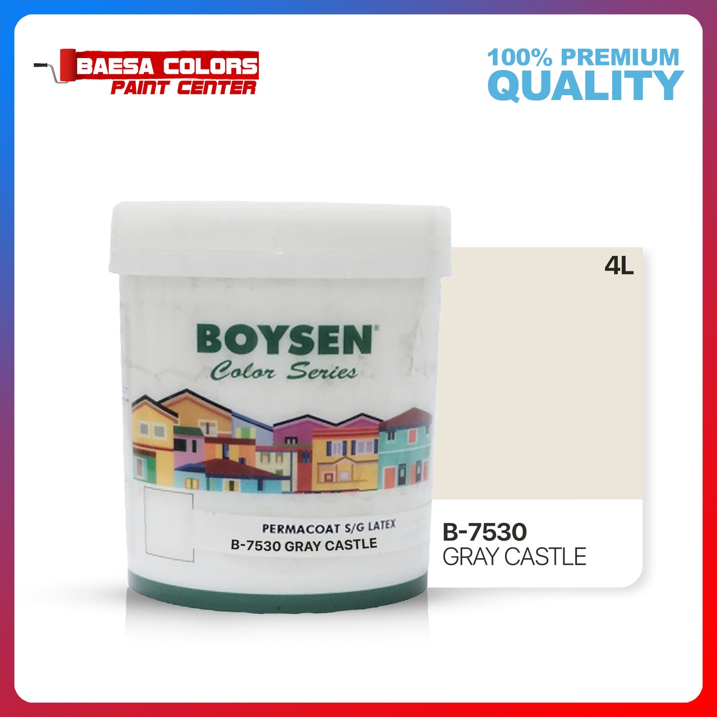 BOYSEN® Permacoat™ Series Semi-Gloss Latex 16-Liters