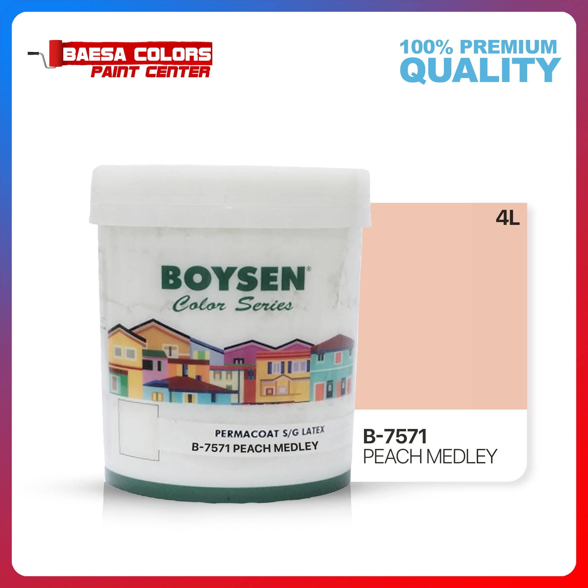 BOYSEN Permacoat Series Semi Gloss Latex 16 Liters BAESA COLORS PAINT CENTER