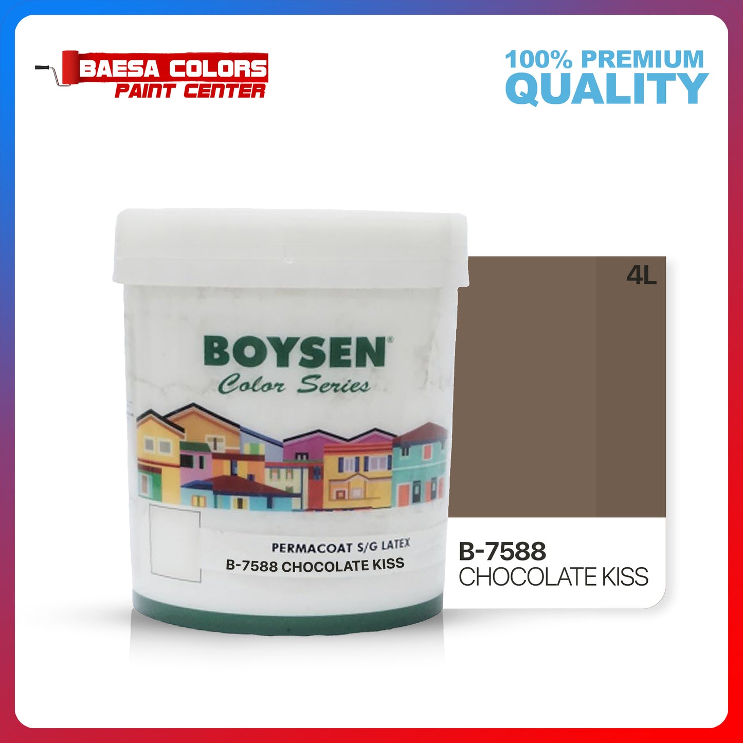 BOYSEN® Permacoat™ Series Semi-Gloss Latex 16-Liters
