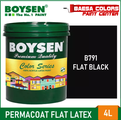 BOYSEN® B-791 Permacoat™ Flat Latex Black