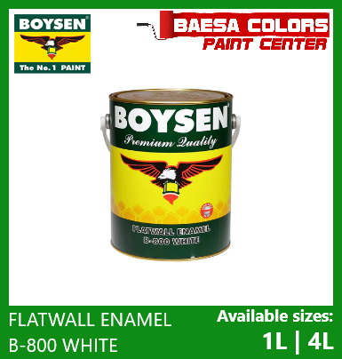 BOYSEN® Flatwall Enamel B-800 – BAESA COLORS PAINT CENTER