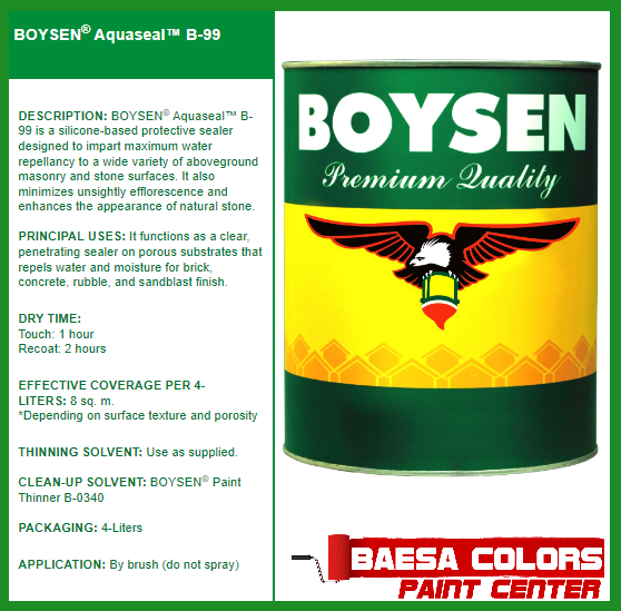 BOYSEN® Aquaseal™ B-99