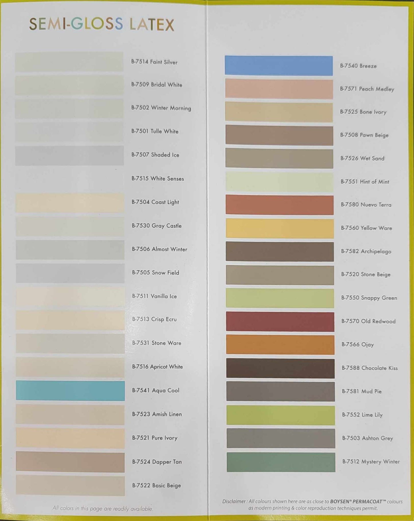 BOYSEN® Permacoat™ Series Semi-Gloss Latex 16-Liters