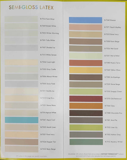 BOYSEN® Permacoat™ Series Semi-Gloss Latex 16-Liters