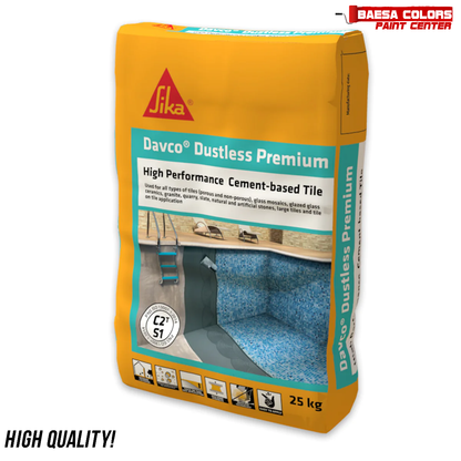 Sika Davco Dustless Premium Tile Adhesive 25kg.