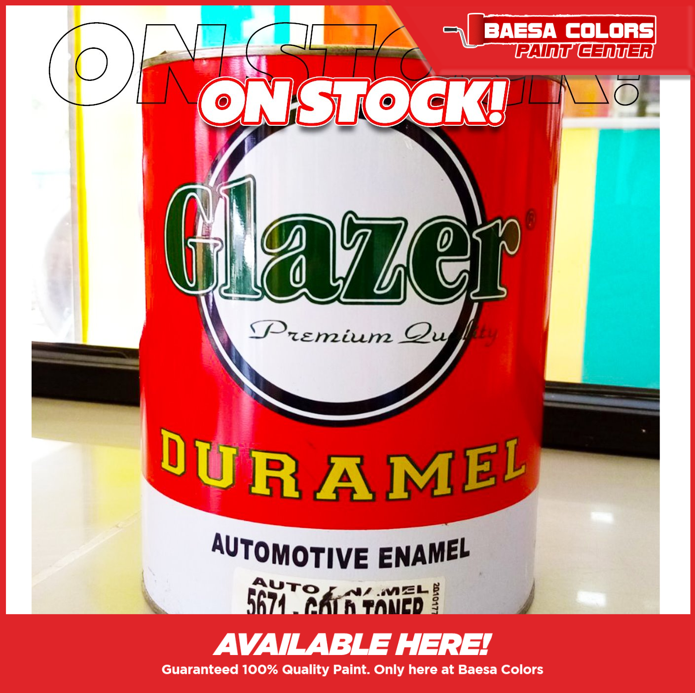 Glazer Duramel® Automotive Enamel Paint 4-Liter