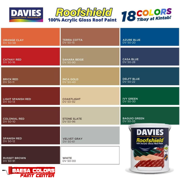DAVIES® Roofshield® – BAESA COLORS PAINT CENTER