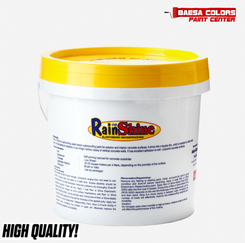 Rain or Shine Paint – BAESA COLORS PAINT CENTER