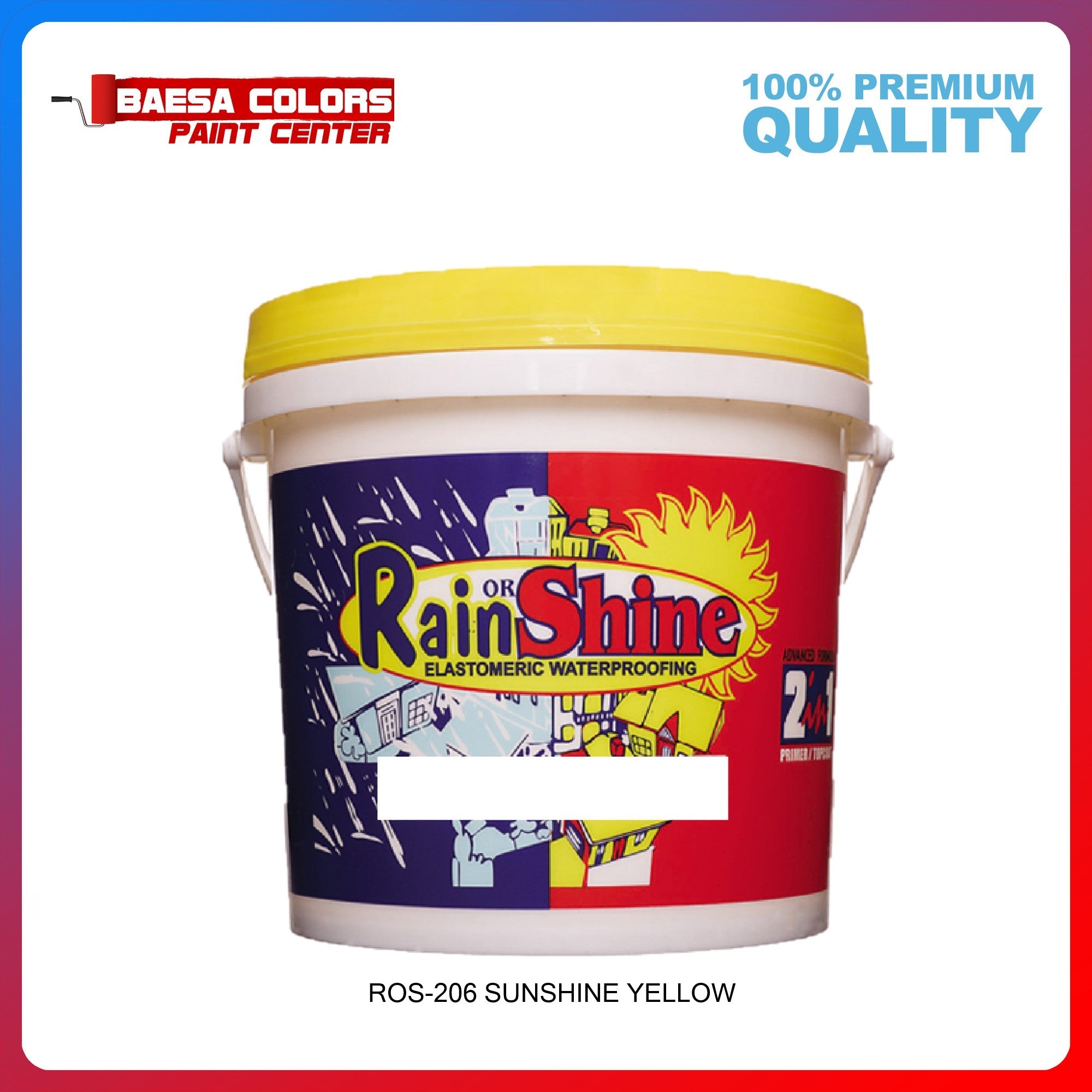 Color Guide 206 Rain or Shine 206 Sunshine Yellow Elastomeric Paint ā BAESA COLORS ...