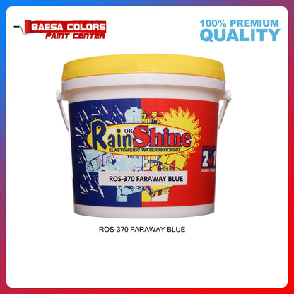 Rain or Shine 370 Faraway Blue Elastomeric Paint