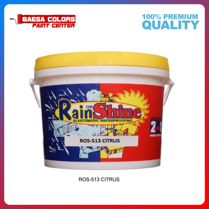 Rain or Shine 513 Citrus Elastomeric Paint