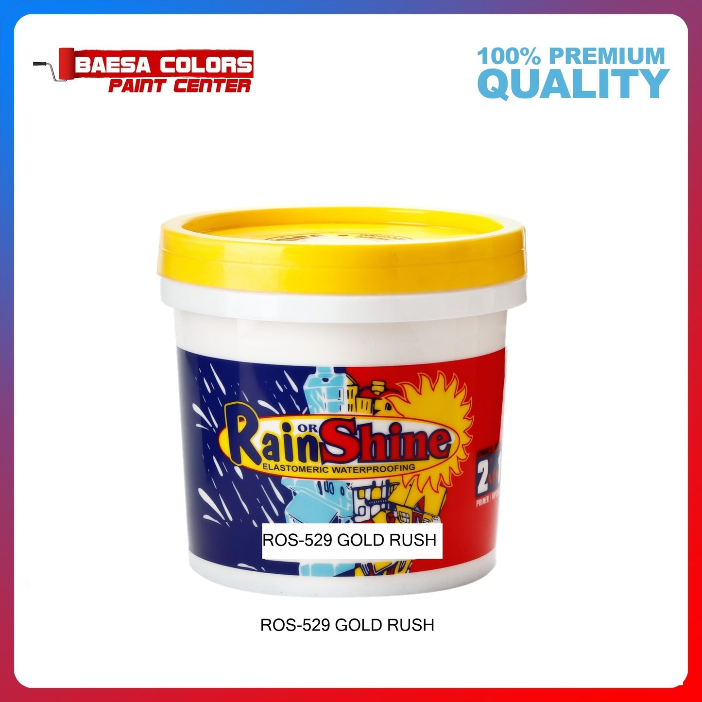 Rain or Shine 529 Gold Rush Elastomeric Paint