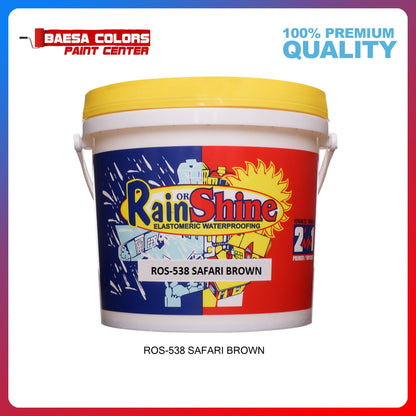 Rain or Shine 538 Safari Brown Elastomeric Paint
