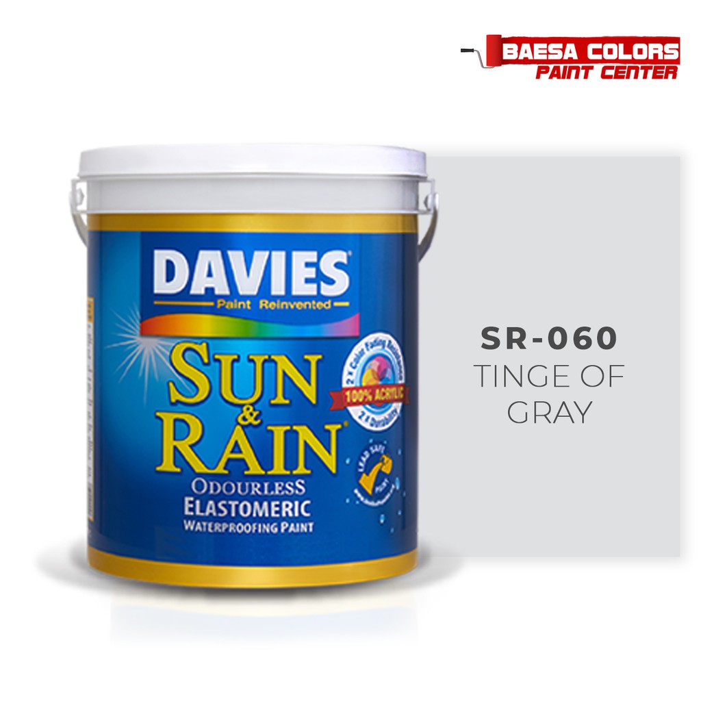 DAVIES® SUN & RAIN® 060 Tinge of Gray Elastomeric Paint