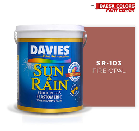 DAVIES® SUN & RAIN® 103 Fire Opal Elastomeric Paint