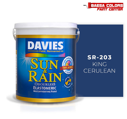 DAVIES® SUN & RAIN® 203 King Cerulean Elastomeric Paint