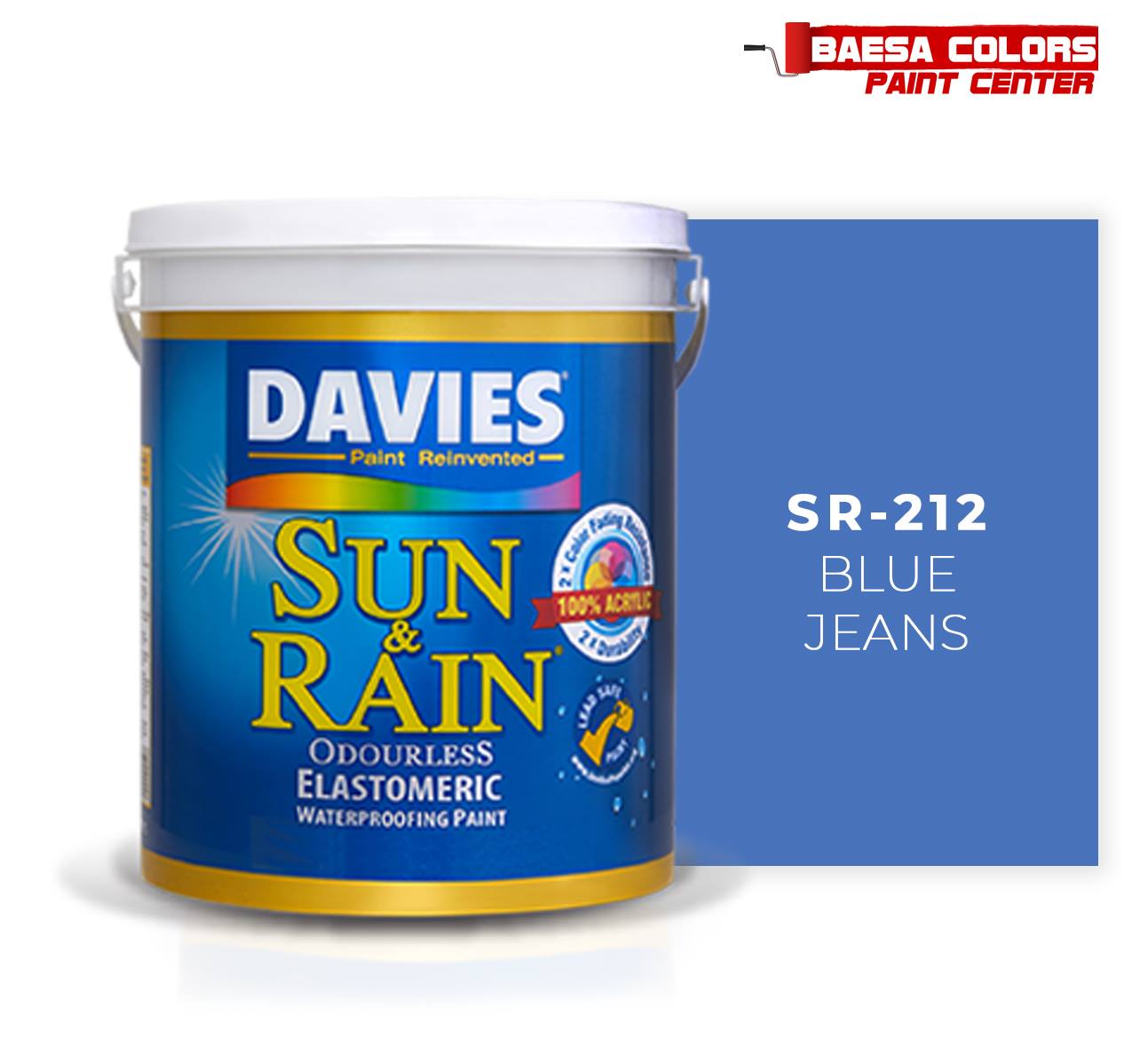 DAVIES® SUN & RAIN® 212 Blue Jeans Elastomeric Paint