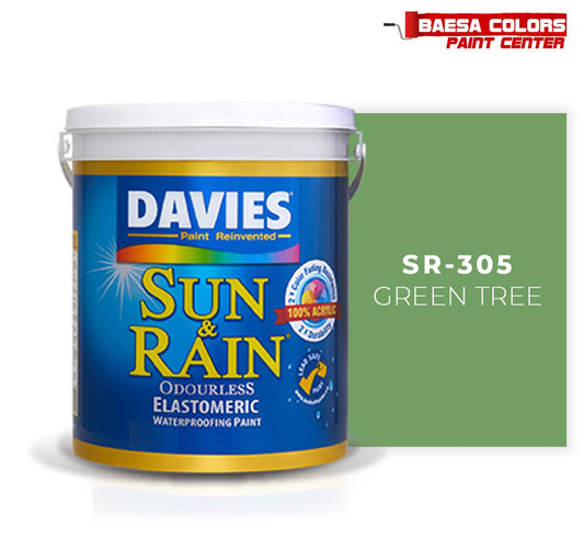 DAVIES® SUN & RAIN® 305 Green Tree Elastomeric Paint