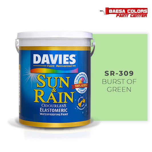 DAVIES® SUN & RAIN® 309 Burst of Green Elastomeric Paint