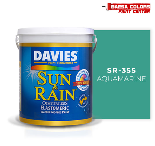 DAVIES® SUN & RAIN® 355 Aquamarine Elastomeric Paint