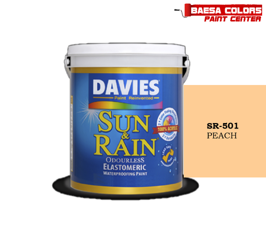 DAVIES® SUN & RAIN® 501 Peach Elastomeric Paint