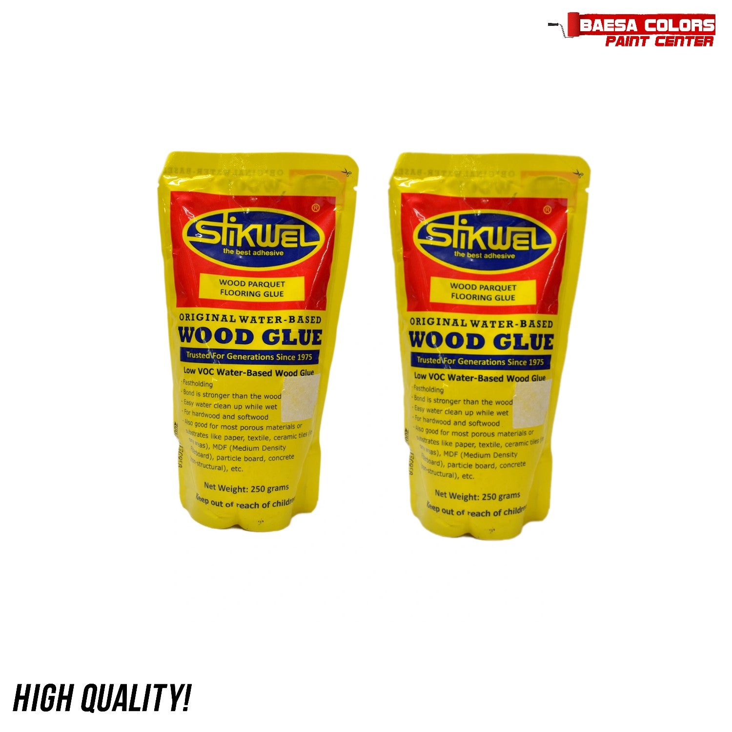 Stickwill Stikwel Wood Glue – BAESA COLORS PAINT CENTER