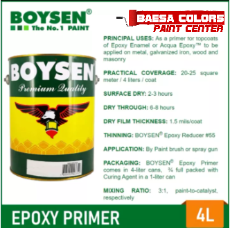 BOYSEN® Epoxy Primer – BAESA COLORS PAINT CENTER