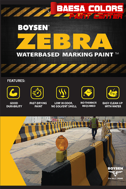 BOYSEN® Zebra Water-based Marking Paint™ – BAESA COLORS PAINT CENTER