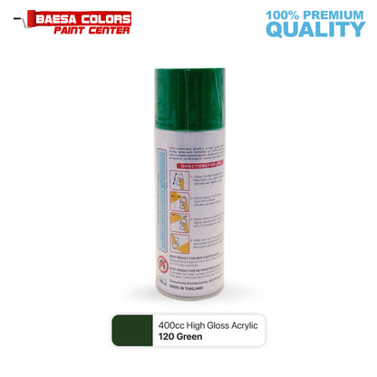 Nikko Acrylic-Based Spray Paint 120 Green 400cc