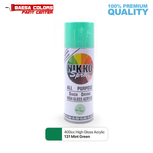 Nikko Acrylic-Based Spray Paint 131 Mint Green 400cc