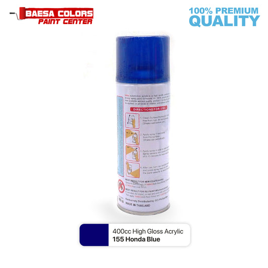 Nikko Acrylic-Based Spray Paint 155 Honda Blue 400cc